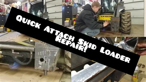 skid steer lock pins|How to Repair Quick Attach Locking Pins on Skid Loader.